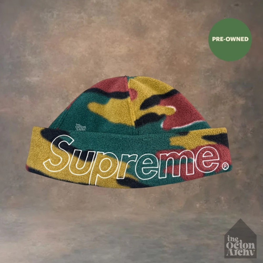 Supreme Polartec® Beanie 'Camo' FW23BN18 One Size Pre-Owned